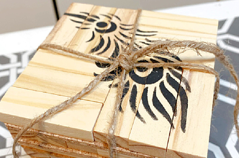 Homemade drink discount coasters